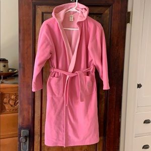 Gap girl (10) double lined fleece robe w pockets
